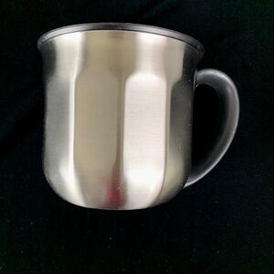 Trudeau Insulated Mug w Lid Break Time Stainless Steel Office Coffee Tea Ramen